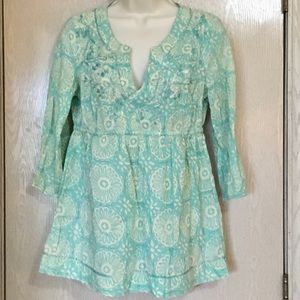 ❌DONATED❌Lucky Brand floral embroider blouse *DESC